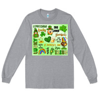 Heather Grey st patrick's day Long Sleeve Tee - Artiststas