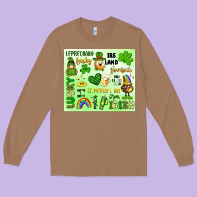 St Patrick's Day Long Sleeve Tee Designed By Artiststas