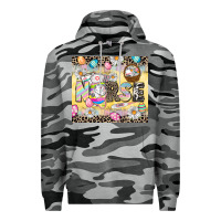 Slate Camo Easter Nurse Easter Day Premium Hoodie - CowGirlArtShop