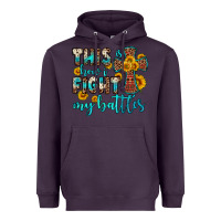 Plum this is how i fight my battles Heavyweight Hoodie - OliviaCreatesArt