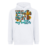 White this is how i fight my battles Heavyweight Hoodie - OliviaCreatesArt