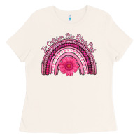 Bone in october we wear pink rainbow Ladies Tee - AdoDesignShop