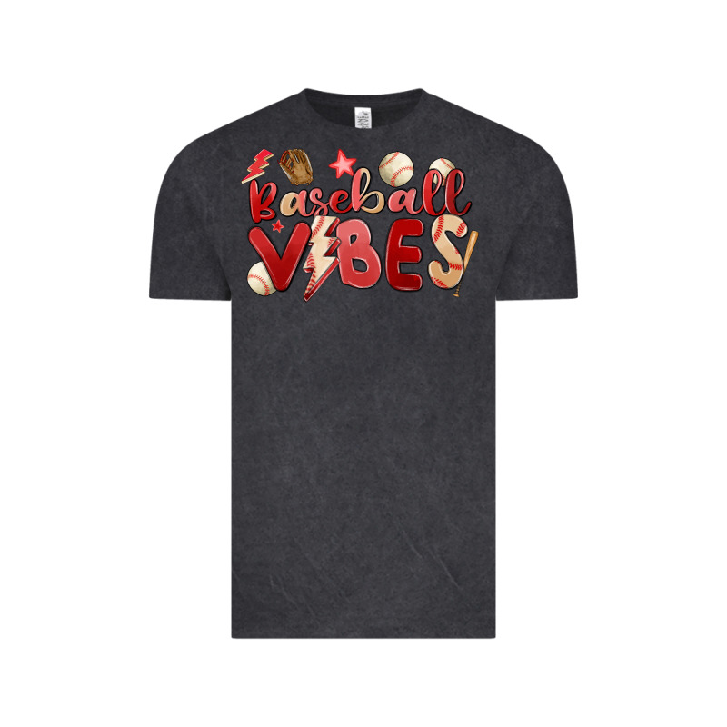 Baseball Vibes Vintage Tee by MaliasSmallBusiness | Teevron