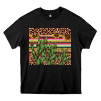 Black cactus serape Heavy Core Tee - AdoDesignShop