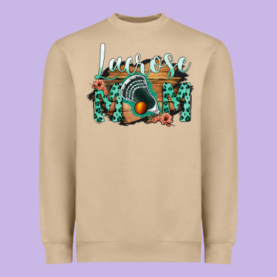 Lacrose Mom Heavyweight Sweatshirt Designed By Bettercallsaul