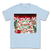 Dusty Blue christmas hot chocolate Classic Tee - MaliasSmallBusiness