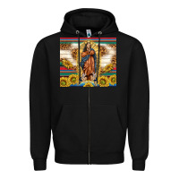 Black our lady of guadalupe Zipper Hoodie - TumblerDesignByShophia