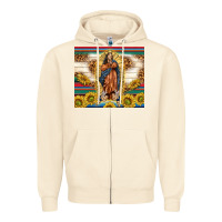 Sandshell our lady of guadalupe Zipper Hoodie - TumblerDesignByShophia