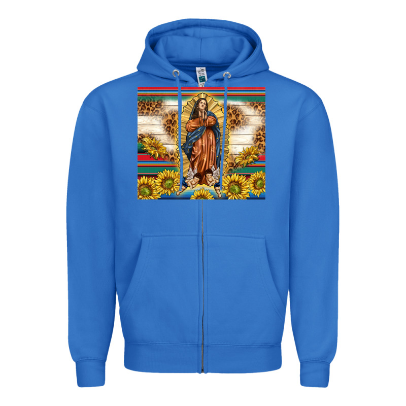 Our Lady Of Guadalupe Zipper Hoodie by TumblerDesignByShophia | Teevron