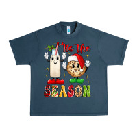 Midnight Navy tis the season Urban Heavy Tee - MaliasSmallBusiness