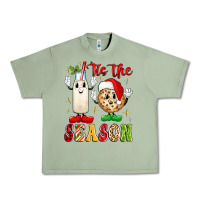 Oil Green tis the season Urban Heavy Tee - MaliasSmallBusiness