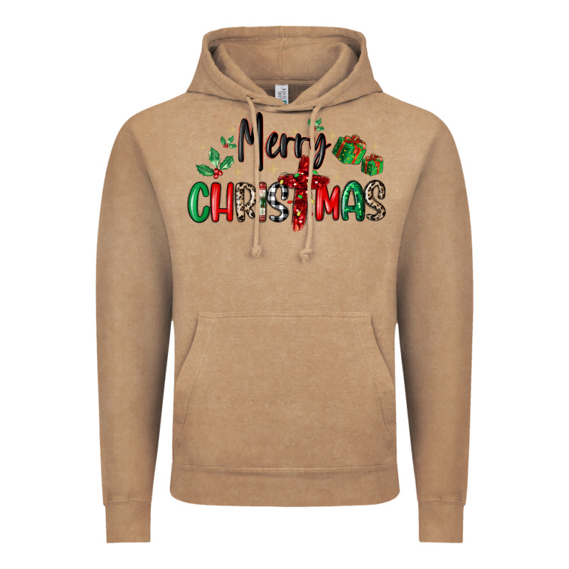 Faith Cross Merry Christmas Vintage Hoodie by MaliasSmallBusiness | Teevron