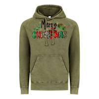 Vintage Olive faith cross merry christmas Vintage Hoodie - MaliasSmallBusiness