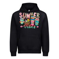 Black Summer Vibes Urban Hoodie - CowhideDigitalArt