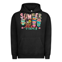 Pigment Black Summer Vibes Urban Hoodie - CowhideDigitalArt