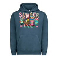 Pigment Midnight Navy Summer Vibes Urban Hoodie - CowhideDigitalArt