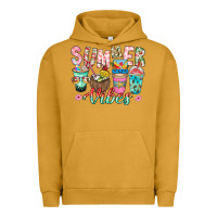 Pigment Peanut Butter Summer Vibes Urban Hoodie - CowhideDigitalArt