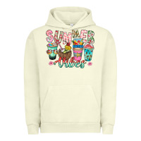 Pigment Pistachio Summer Vibes Urban Hoodie - CowhideDigitalArt