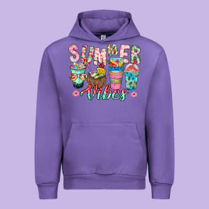 Summer Vibes Urban Hoodie Designed By Cowhidedigitalart