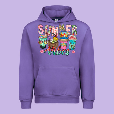 Summer Vibes Urban Hoodie Designed By Cowhidedigitalart