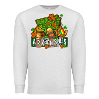 Oatmeal Heather St. Patrick's Arkansas Premium Sweatshirt - OliviaCreatesArt