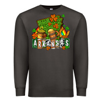 Smoke St. Patrick's Arkansas Premium Sweatshirt - OliviaCreatesArt
