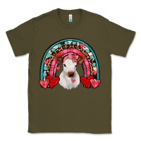 Army Green valentines heifer rainbow Classic Tee - JahusDesignShop