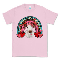 Bubblegum Pink valentines heifer rainbow Classic Tee - JahusDesignShop