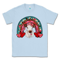 Dusty Blue valentines heifer rainbow Classic Tee - JahusDesignShop