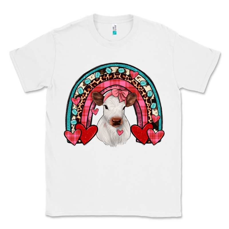 Valentines Heifer Rainbow Classic Tee by JahusDesignShop | Teevron