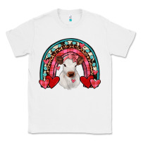 White valentines heifer rainbow Classic Tee - JahusDesignShop