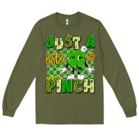Army Green just a little pinch Long Sleeve Tee - Artiststas