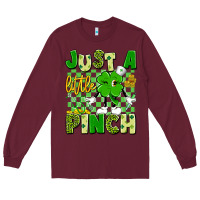 Burgundy just a little pinch Long Sleeve Tee - Artiststas