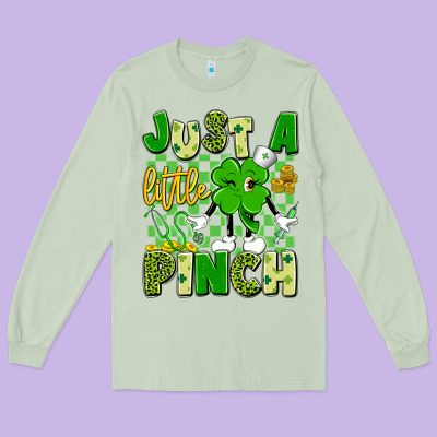 Just A Little Pinch Long Sleeve Tee Designed By Artiststas