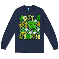 Navy just a little pinch Long Sleeve Tee - Artiststas