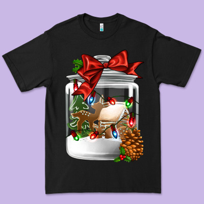 Christmas Cookie Jar Premium Tee Designed By Jasminsmagicworld