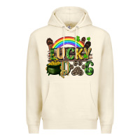 Sandshell Lucky dog St. Patrick's Day Premium Hoodie - CowGirlArtShop