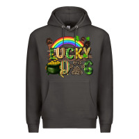 Smoke Lucky dog St. Patrick's Day Premium Hoodie - CowGirlArtShop