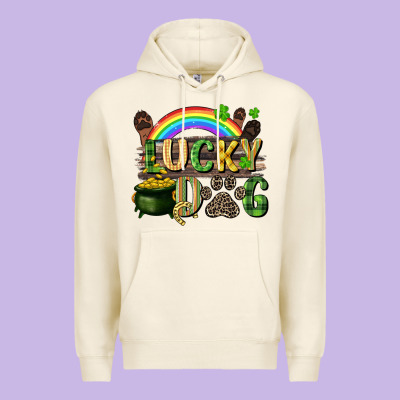 Lucky Dog St. Patrick's Day Premium Hoodie Designed By Cowgirlartshop