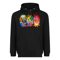 Black Au-some mom Autism Heavyweight Hoodie - FaDigitalArtStudio