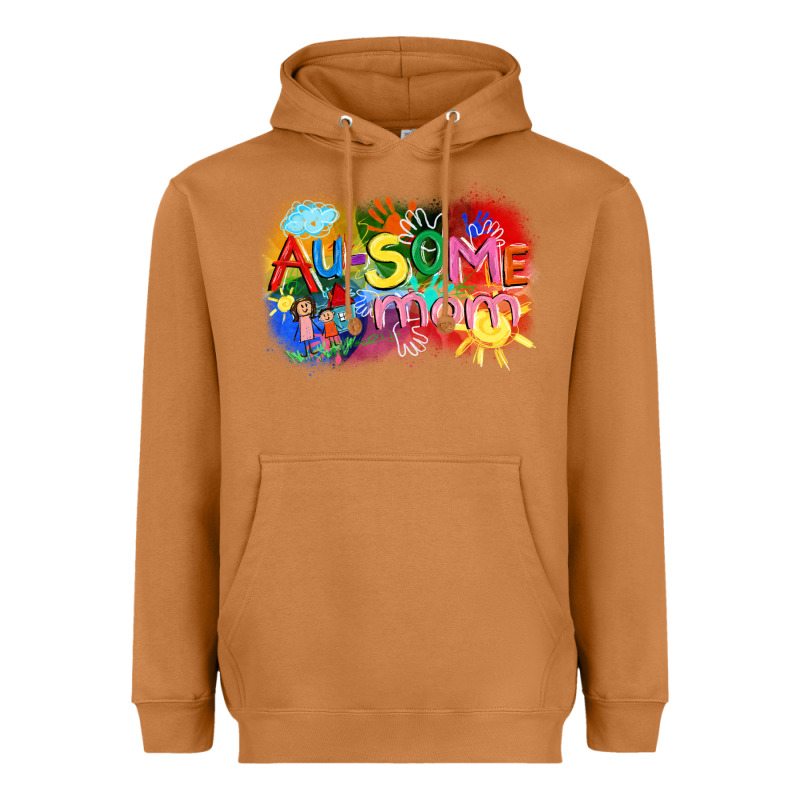 Au-some Mom Autism Heavyweight Hoodie by FaDigitalArtStudio | Teevron