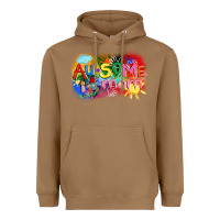Toasted Coconut Au-some mom Autism Heavyweight Hoodie - FaDigitalArtStudio