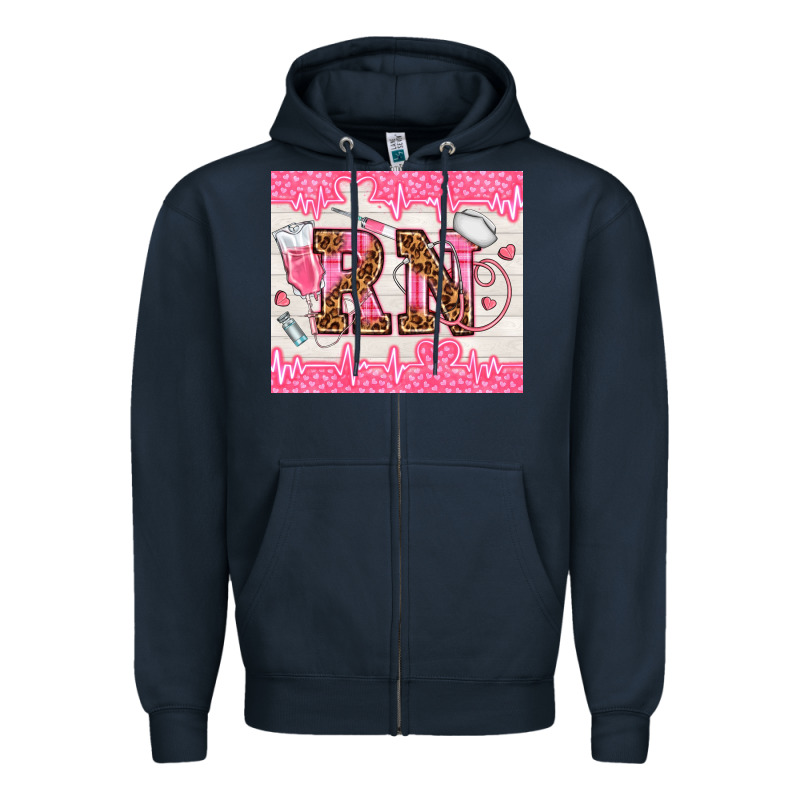 Nurse Rn Zipper Hoodie by TumblerDesignByShophia | Teevron