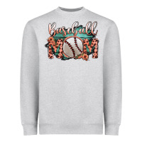 Heather Grey Baseball Mom Heavyweight Sweatshirt - Bettercallsaul
