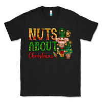 Black Nuts about Christmas Nutcracker Classic Tee - NancyCooperArtShop