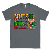Charcoal Heather Nuts about Christmas Nutcracker Classic Tee - NancyCooperArtShop