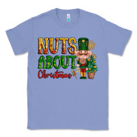 Colony Blue Nuts about Christmas Nutcracker Classic Tee - NancyCooperArtShop