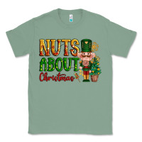 Sage Nuts about Christmas Nutcracker Classic Tee - NancyCooperArtShop