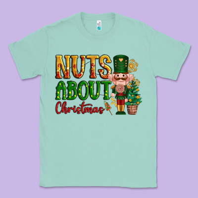 Nuts About Christmas Nutcracker Classic Tee Designed By Nancycooperartshop