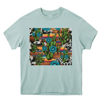 Arona cactus gemstone Heavy Core Tee - AdoDesignShop